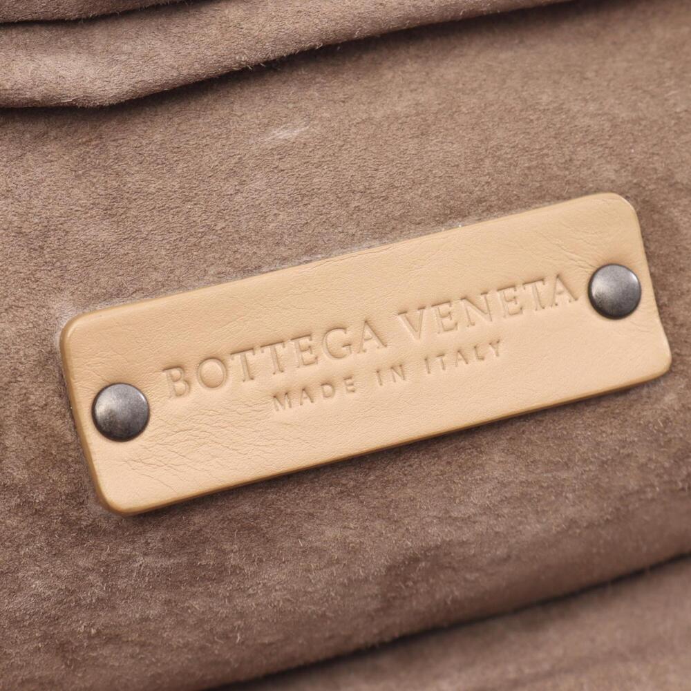 BOTTEGA VENETA Cream Leather Intrecciato Tote Bag - Picture 4 of 12